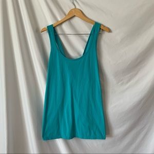 Livi Active Turquoise Flowy Work Out Tank  Sz26/28